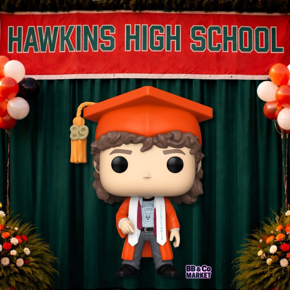 Dustin Henderson #1887 | Stranger Things Netflix | Funko‎ Pop | W Soft Protector